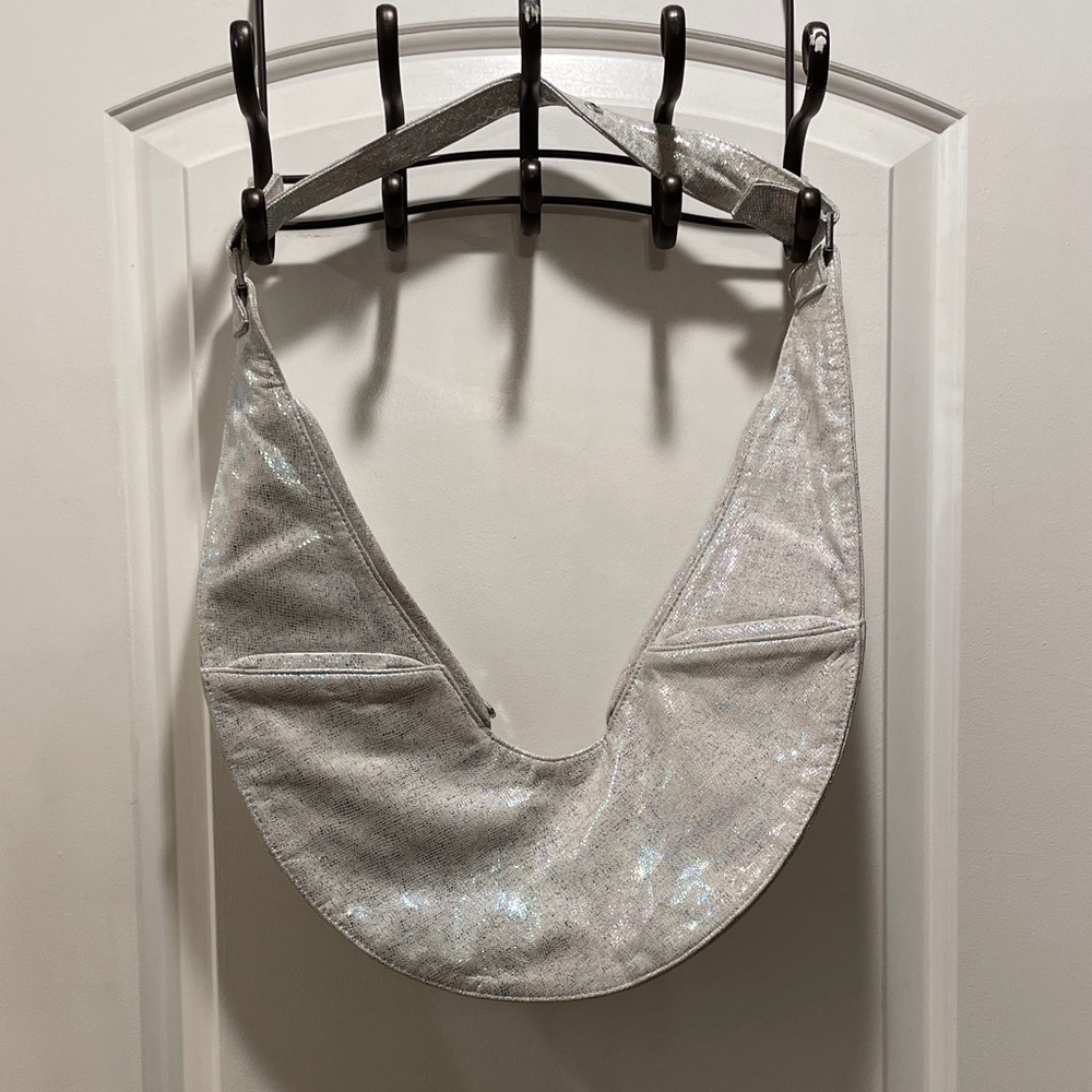 Sash iridescent leather bag RARE